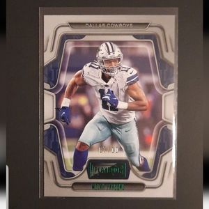 2022 Panini Playbook NFL Micah Parsons Green Parallel 07/10 SP